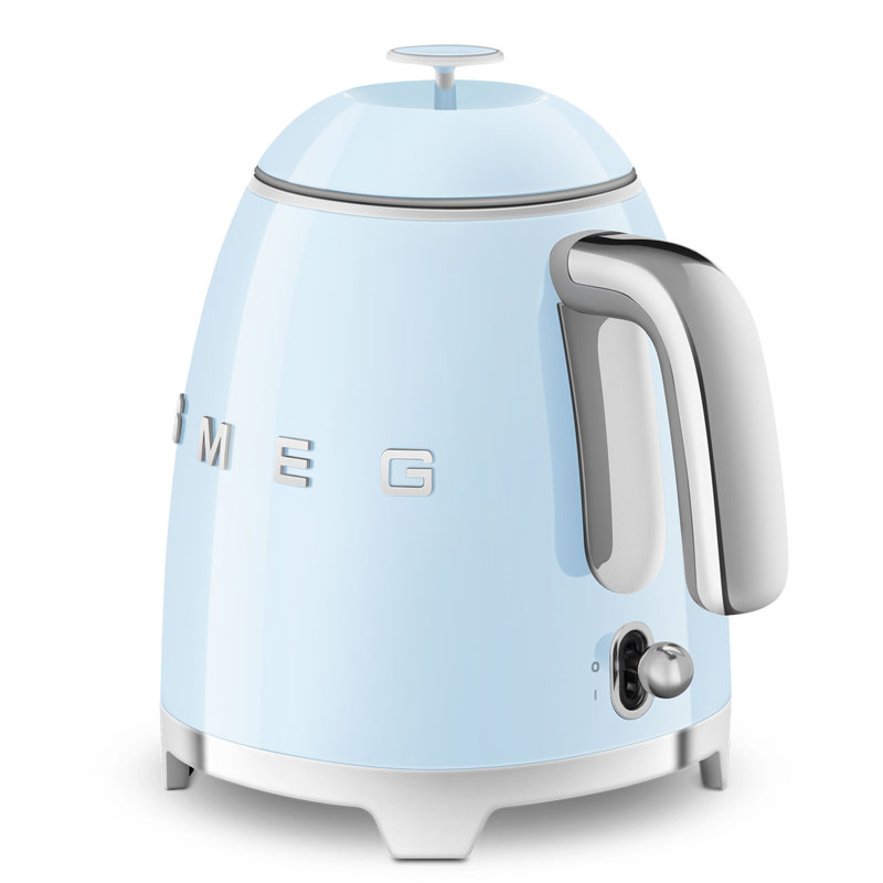 SMEG 50's Retro Style 3 Cup Mini Kettle, Pastel Blue