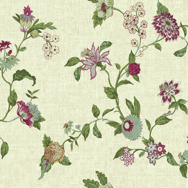 August Grove® Guay Floral Roll | Wayfair