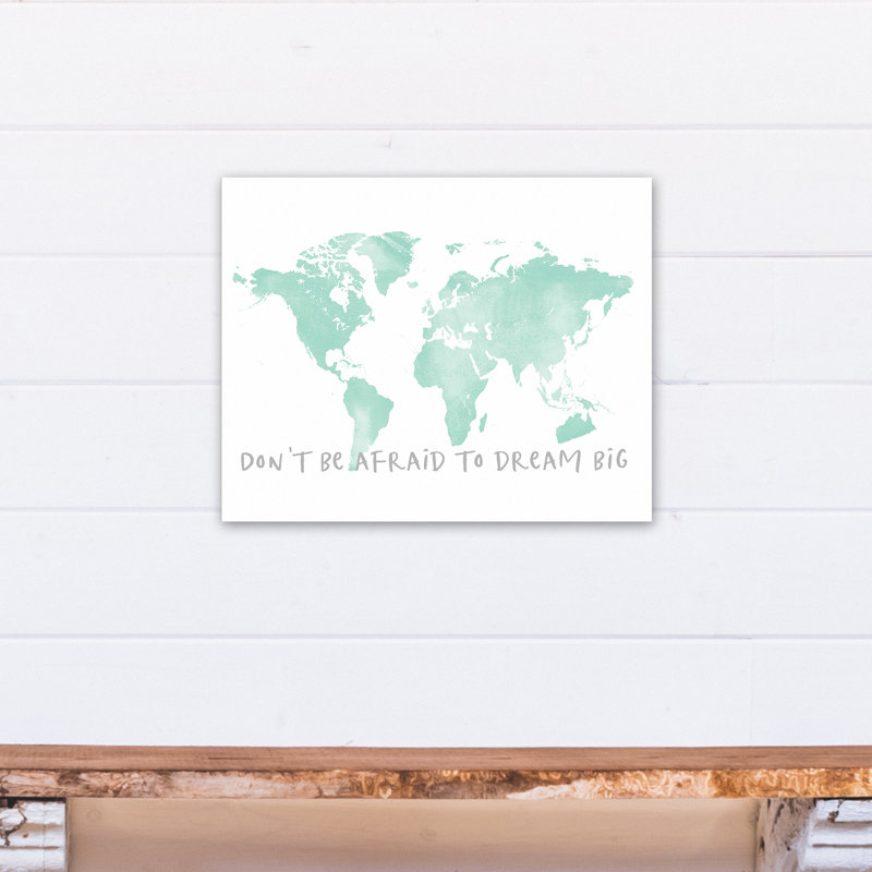 « rêve big map », art sur toile