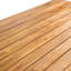 Wooden Slatted Patio Table