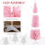Sapin de Noël artificiel mince de 7 pi de hauteur avec 200 lumières DEL blanc chaud et 499 pointes pour la décoration de Noël-364249794-364249796-364249784