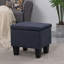 Grand ensemble de repose-pieds avec rangement, repose-pieds combiné 3 en 1, repose-pieds en lin-615660084