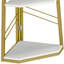 160 H × 35 W Corner Shelf Unit，Modern Ladder Shelving Unit-744237057