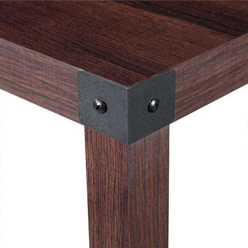 Console avec tablette de rangement 39,4 po Ceianne, Noyer