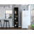 2-Shelf Rectangle Pantry Cabinet Wengue-2040663717