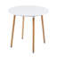 Alfret Round Solid Wood Base Dining Table-1668680258