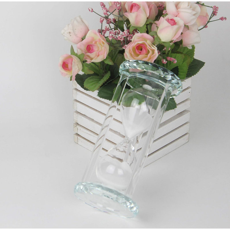 Crystal hourglass timer