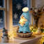 Statue de jardin solaire Beach Gnome, pour patio, cadeau de Noël de Pâques pour les amoureux du jardin, balcon, cour, cadeau de fête des Mères