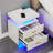 Morits LED Nightstand with Wireless Charging-1875993207