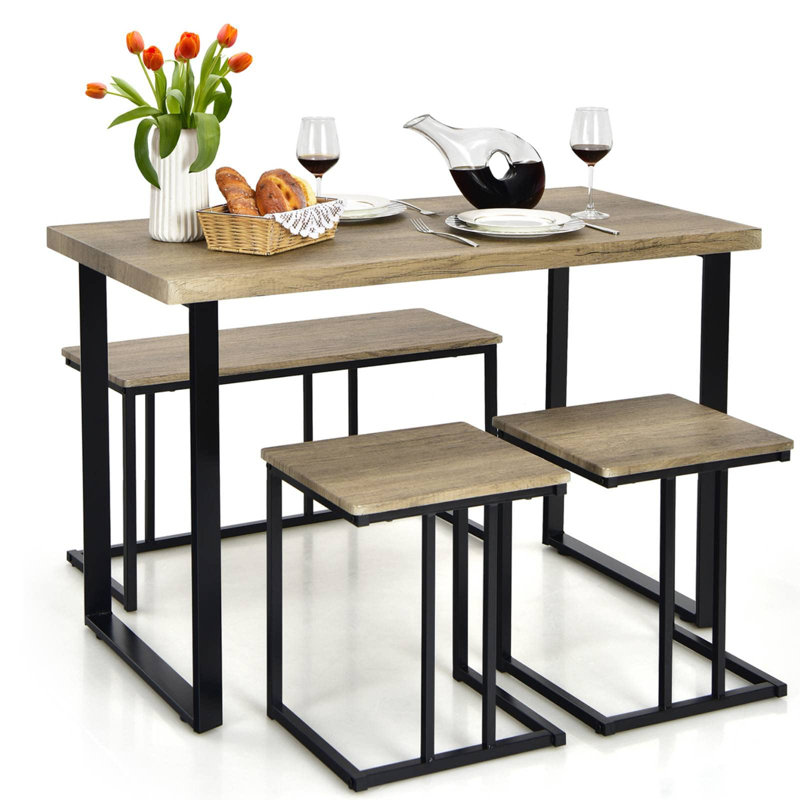 Maximilien 4 - Person Dining Set