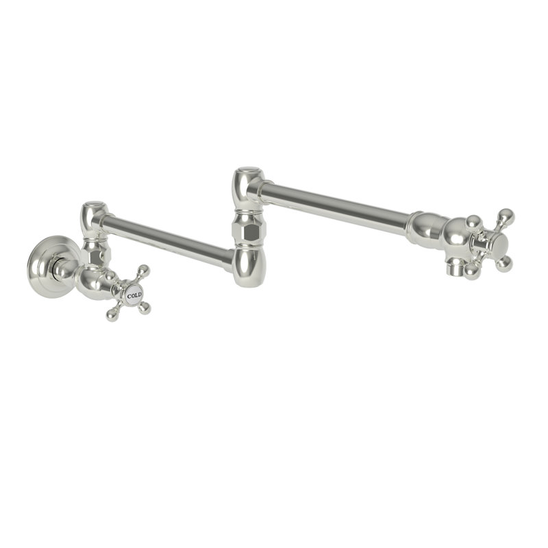 Chesterfield Pot Filler, Polished Nickel (PVD)