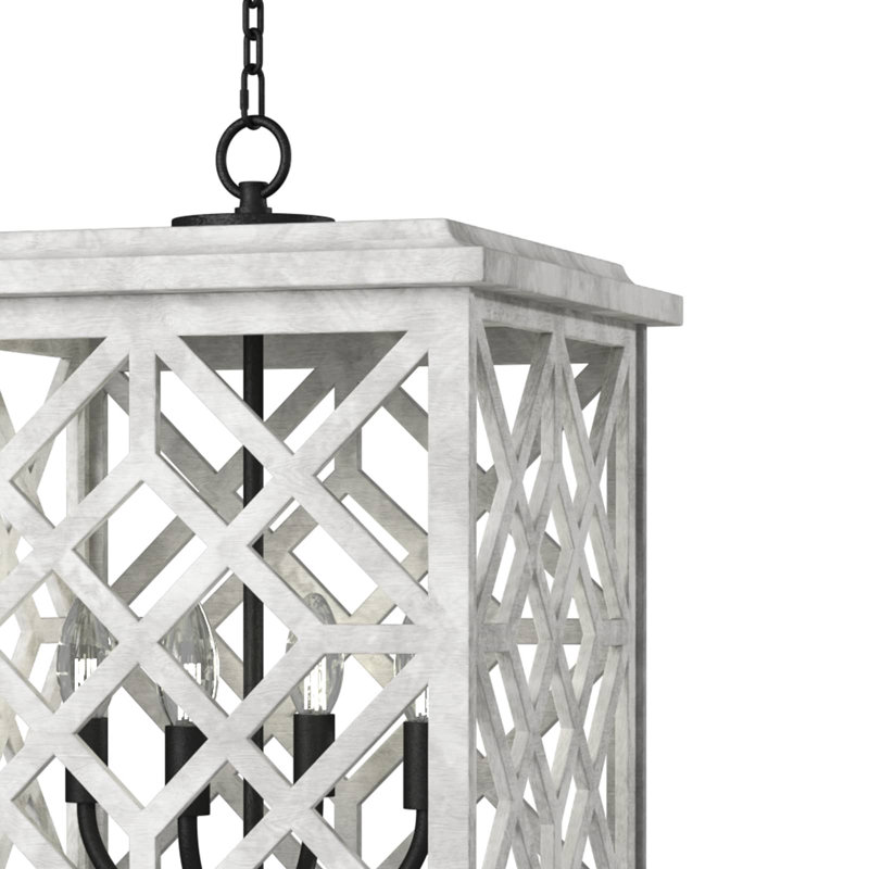 Chatham Wood Lantern, White