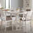 Dalvin Counter Height Dining Table And 4 Bar Stools (Set Of 5)