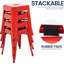 Tabourets de comptoir en métal de 18 pouces, tabourets de salle de classe empilables, chaises de salle à manger en métal sans dossier pour l'intérieur et l'extérieur, tabourets de bar de cuisine (ensemble de 4)-898822021-875976472