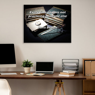 Astoria Grand Gallery Wrapped Canvas By Tessa Fontaine: "The only way to do it is to do it. There is