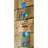 71"H Blue Glass Rain Chain
