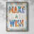 Make A Wish Framed Print - Solid Wood-1372584273