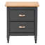 Cimino 46cm W Solid Wood Bedside Table-347515025
