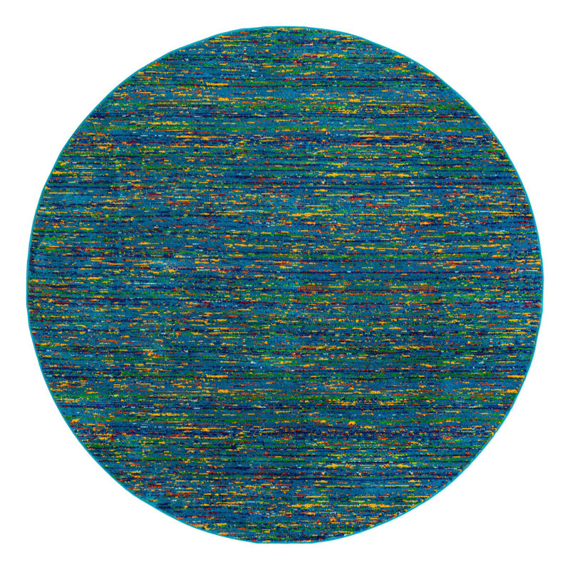 Marvela Abstract Indoor Rug, Round 7'10"