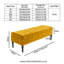 Safar Striped Ottoman Storage Bench – Upholstery Plush Velvet Shoe Bench with Black Turned Wooden Legs-521705320-520219415