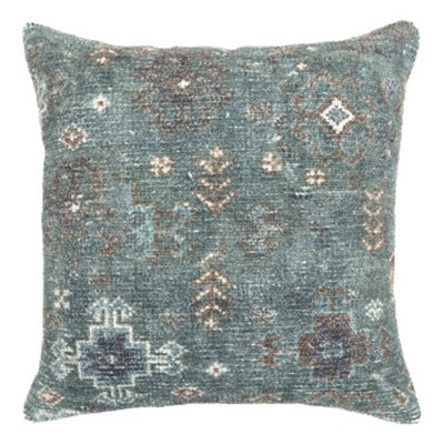 Tessa Chenille Knife Edge Textured Throw Pillow