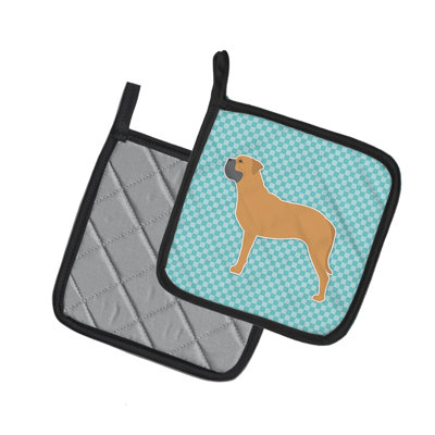 Cuisinier poignée de damier east urban home bullmastiff