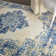 Burnie Oriental Blue/Ivory Area Rug