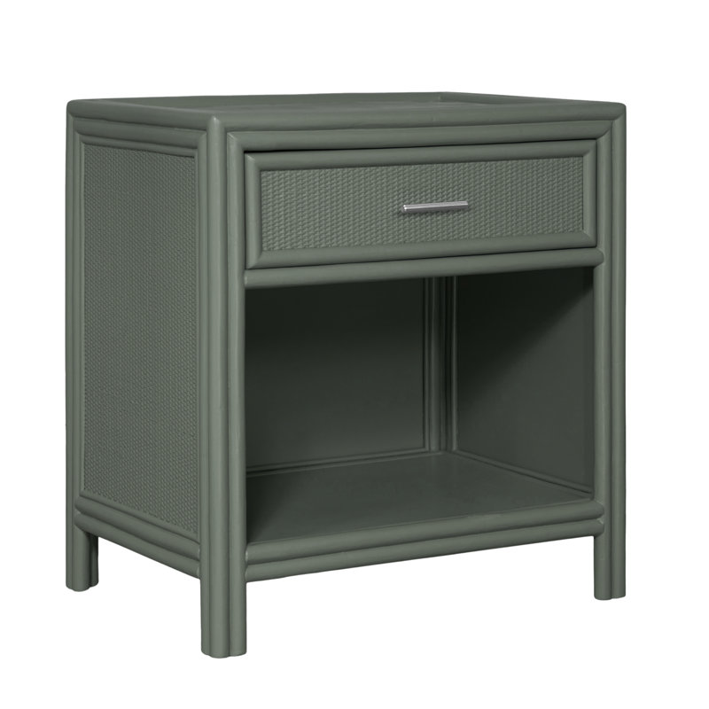 Aruba 1 - Drawer Nightstand, Evergreen