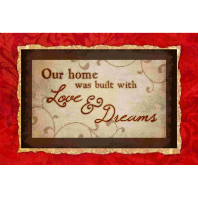 Home Home Red - impression sur toile tendue