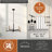 5 - Light Steel Dimmable Classic / Traditional Chandelier