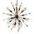 Regalado 18 - Light Steel Dimmable Sputnik Sphere Chandelier