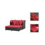 Chaise longue double 52,75 po avec coussins-1757205835
