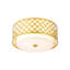 Plafonnier semi-encastré 3 lumières tambour
