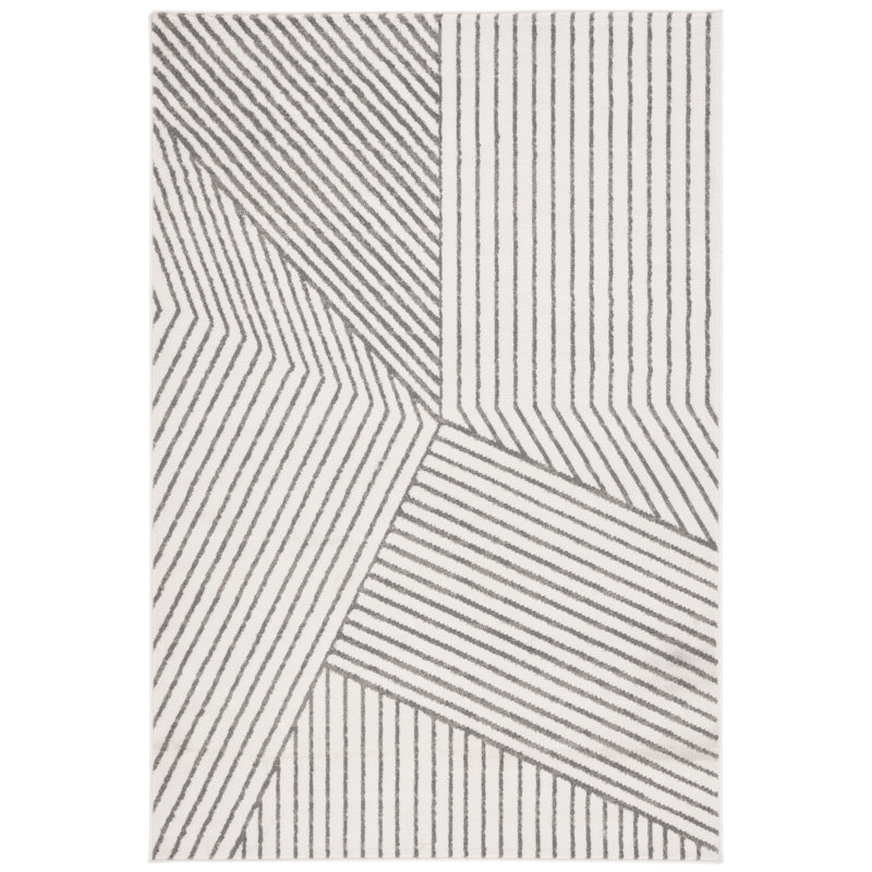 Ifeoma Performance Geometric Rug, Rectangle 9" x 12"