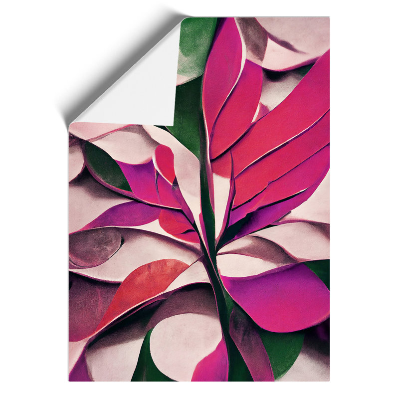 Abstract Leaf Art No.4 - Print, Paper, 59.4cm H x 42cm W, No Matte