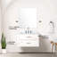 Meuble-lavabo blanc 22 P, comptoir en marbre, robinet, miroir simple 28 po 30 po x 22 po, marbre-1414750875-1414750874