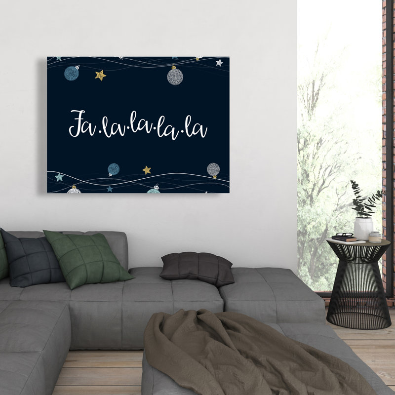 Toile Fa-la-la-la-la | Décoration illustrative