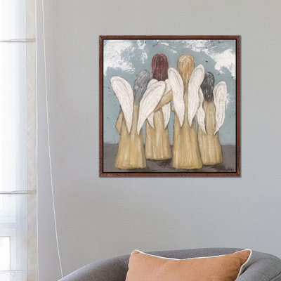 The Gathering of Angels 1 Piece Wall Art on Canvas