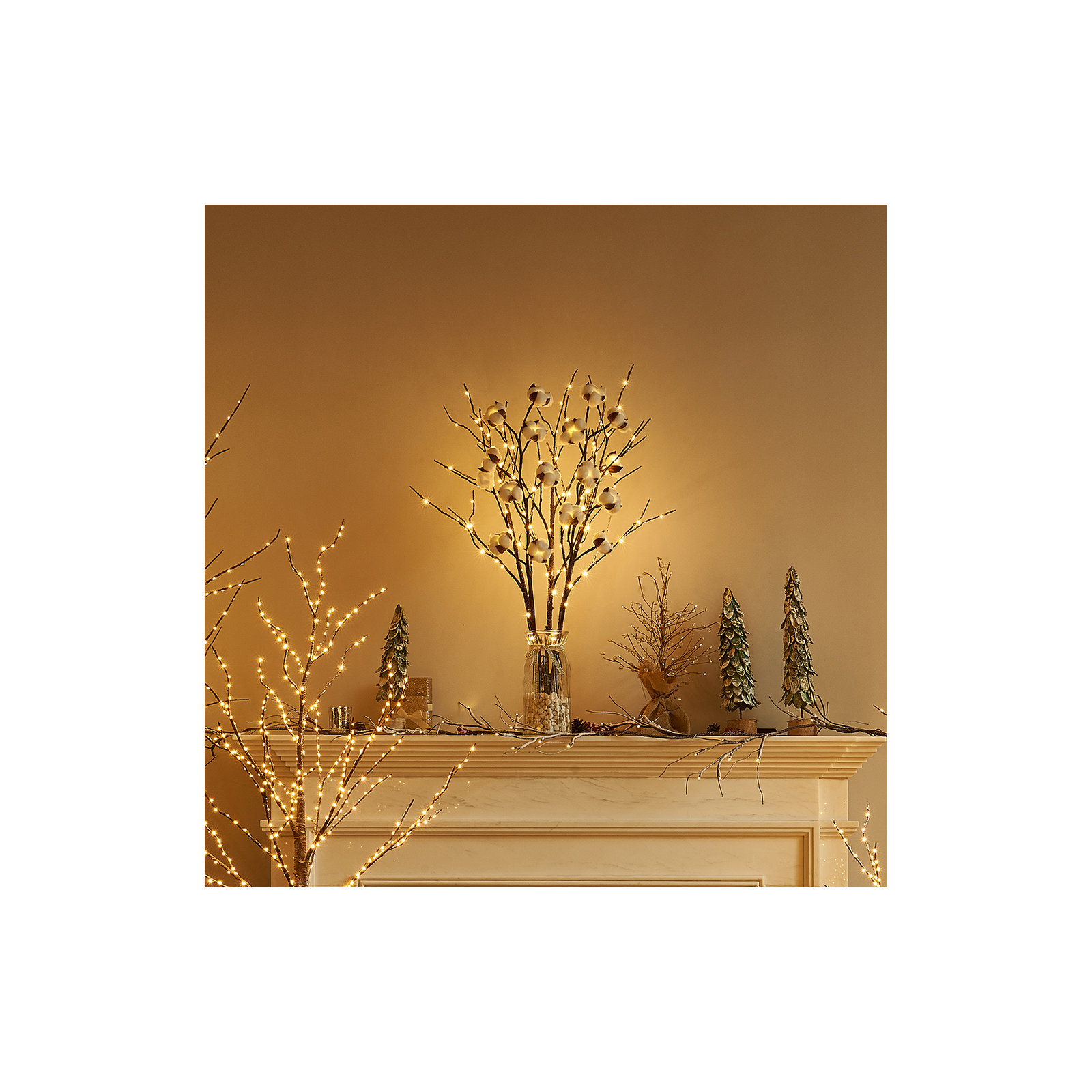 Lighted Brown Branch 150l