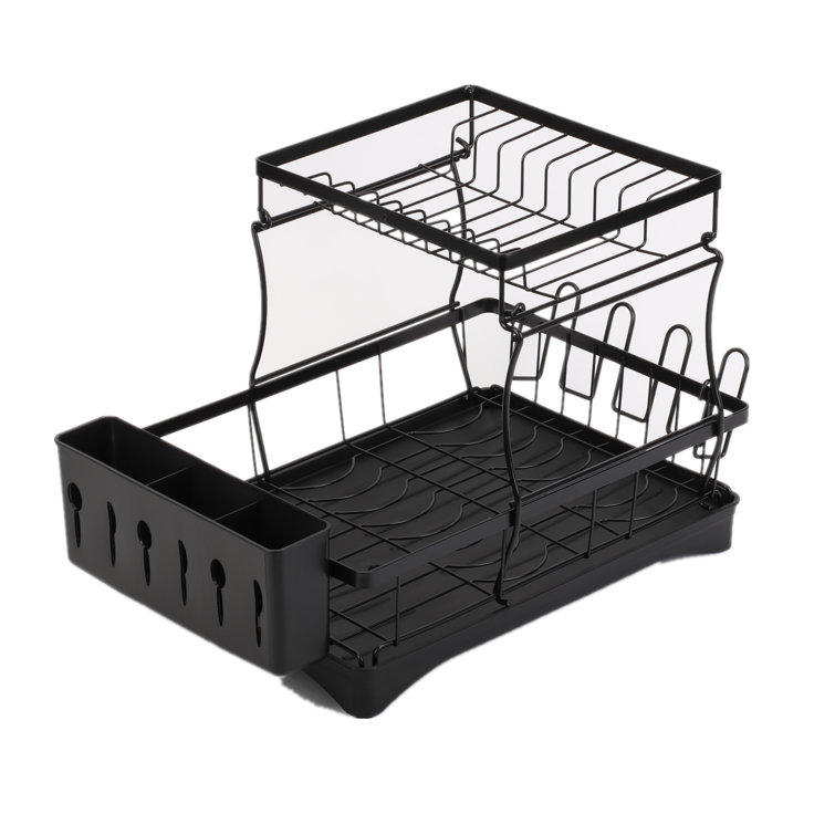 Tonchean Wall Mount Stainless Steel Dish Rack, Wayfair