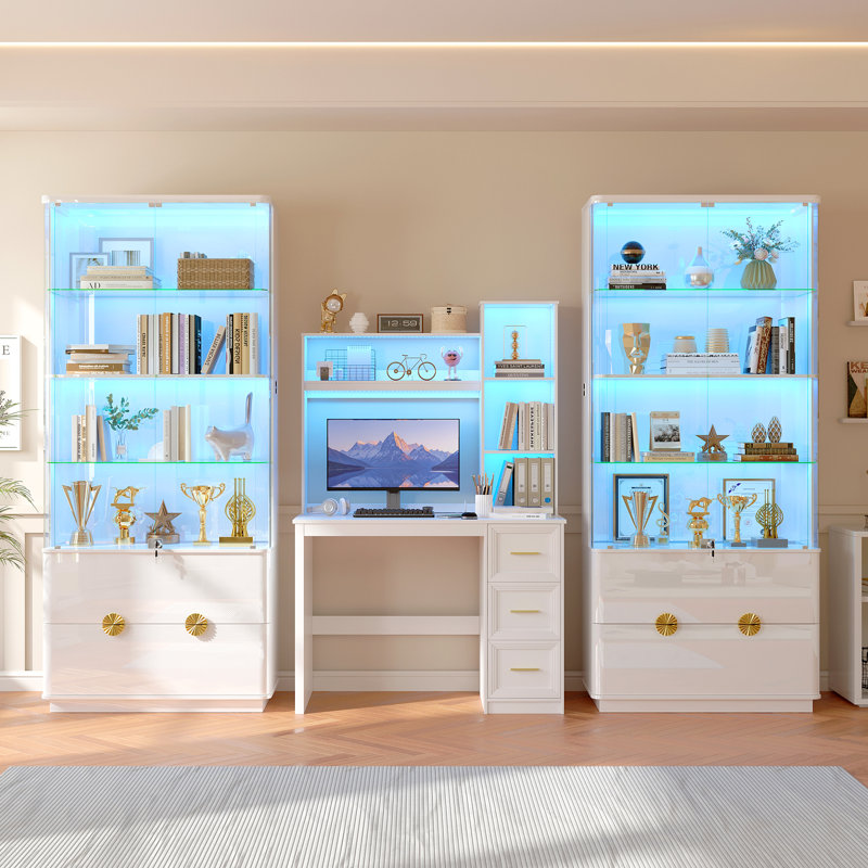 Display Cabinet, White