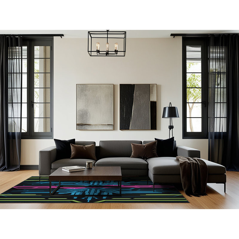 Tapis Cosmic Pulse, Rectangulaire 8 pi x 12 pi