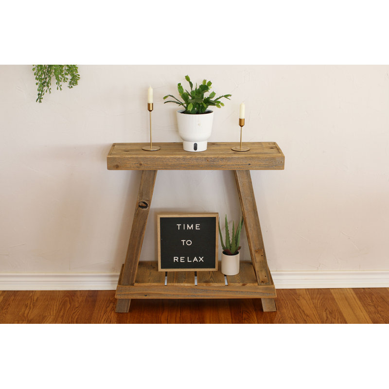 Natural 30x10x30 A Frame Console