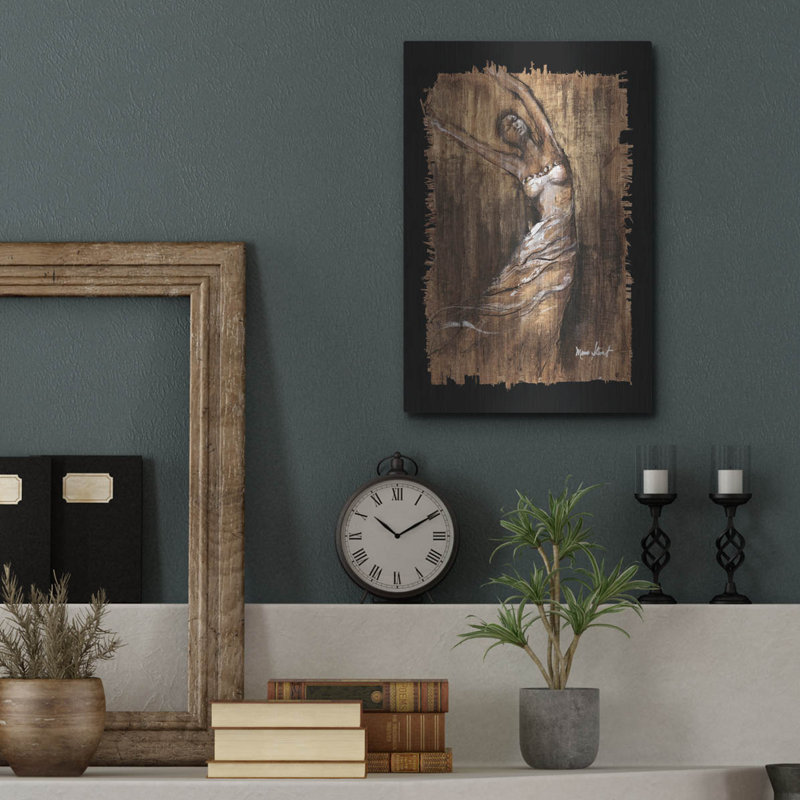 Winston Porter «Graceful Motion II» par Monica Stewart, art mural en métal, H 16 po x l 12 po