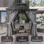 8 pi L 8 pi. D Pavillon de jardin avec double toit