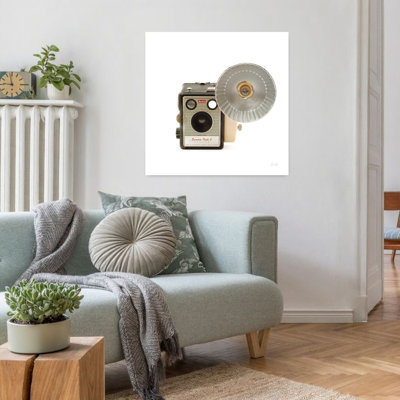 Vintage Flash Bulb Camera With Camera Cameras Art