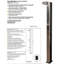 Alef Solar Powered Stainless Steel Wall Mounted Outdoor Shower and Footwash Spout
