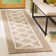 Kentshire Hand Woven Wool/Cotton Geometric Rug in Beige
