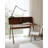 Minimalist Solid Wood Writing Desk with Built In Storage