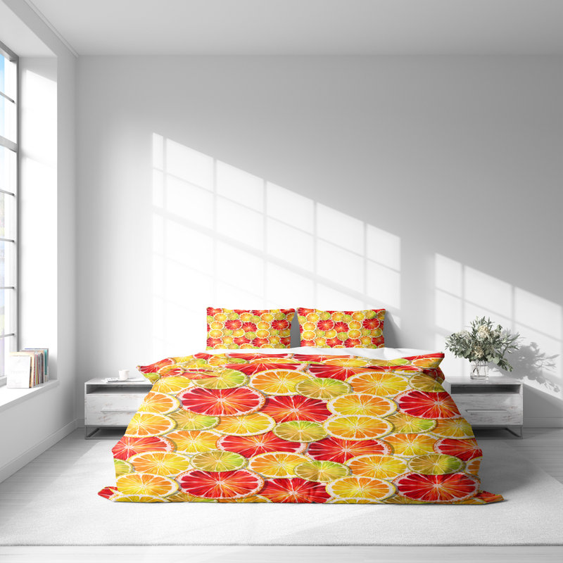 Abstract Duvet Cover, King Duvet Cover + 2 King Shams